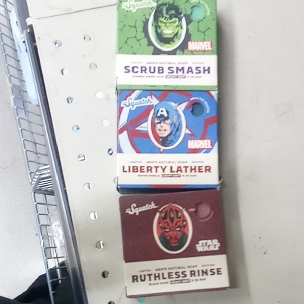 Marvel Themed Soap Set - Green, Blue, Red